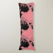 Coussins Longs Doodle de fleurs (Devant (Vertical))