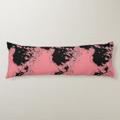 Coussins Longs Doodle de fleurs (Devant)