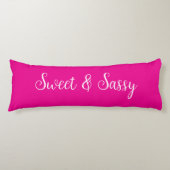 Coussins Longs Douce et Sassy Rose (Devant)