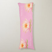 Coussins Longs Douces rêves fleurs de lotus sur fond rose clair (Devant (Vertical))