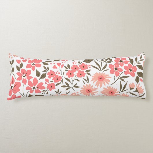Coussins Longs Douces rêves floraux (Devant)