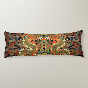 Coussins Longs Dragon asiatique chinois Art coloré