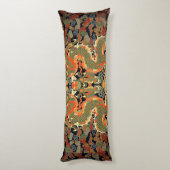 Coussins Longs Dragon asiatique chinois Art coloré (Dos (Vertical))