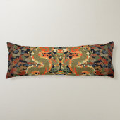 Coussins Longs Dragon asiatique chinois Art coloré (Devant)