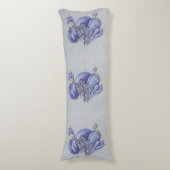 Coussins Longs Dragon bleu (Devant (Vertical))