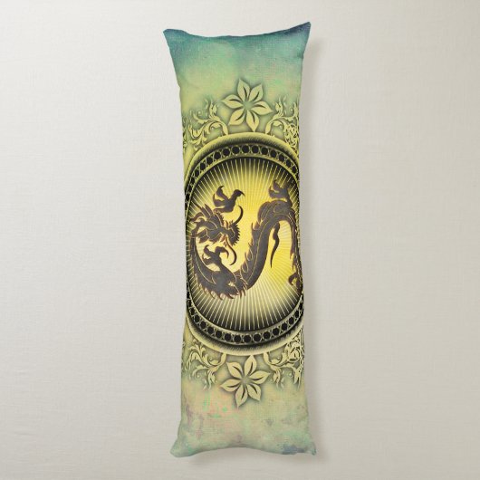 Coussins Longs Dragon chinois (Dos (Vertical))