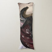 Coussins Longs Dragon Dans La Grotte (Devant (Vertical))