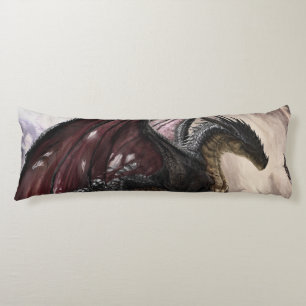 Coussins Longs Dragon Dans La Grotte