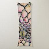 Coussins Longs Dragon d'arc-en-ciel (Devant (Vertical))