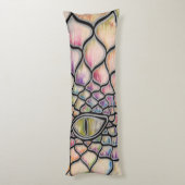 Coussins Longs Dragon d'arc-en-ciel (Dos (Vertical))