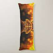 Coussins Longs Dragon de feu (Dos (Vertical))