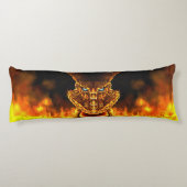 Coussins Longs Dragon de feu (Dos)