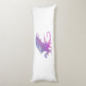 Coussins Longs Dragon de mosaïque Extraordinaire (Dos (Vertical))