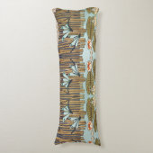 Coussins Longs Dragonflies Water Lilies Marais Art Nouveau (Devant (Vertical))