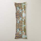 Coussins Longs Dragonflies Water Lilies Marais Art Nouveau (Dos (Vertical))