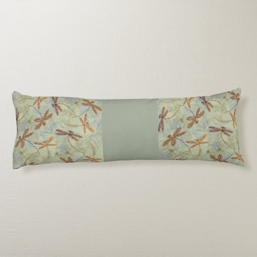 Coussins Longs Dragonfly Dance Gold (Dos)