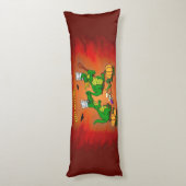 Coussins Longs Dragons - Joyeux Halloween ! Aujourd'hui je vais c (Dos (Vertical))