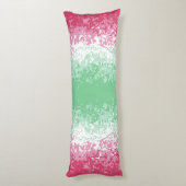 Coussins Longs Drapeau Abstrait de la Fierté Abrosexuelle (Dos (Vertical))