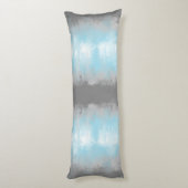 Coussins Longs Drapeau Abstrait de la Fierté Demiboy (Dos (Vertical))