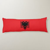 Coussins Longs Drapeau albanais (Dos)