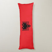 Coussins Longs Drapeau albanais (Dos (Vertical))