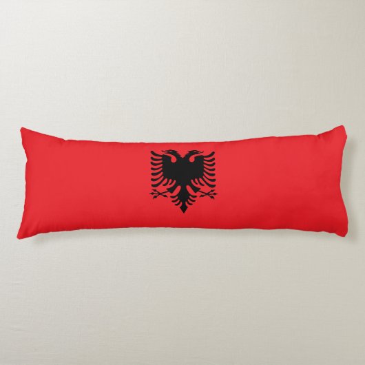 Coussins Longs Drapeau albanais (Devant)