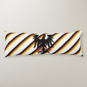 Coussins Longs Drapeau allemand de rayures (Dos)