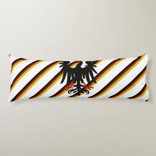 Coussins Longs Drapeau allemand de rayures