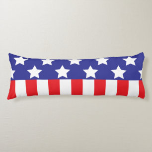 Coussins Longs Drapeau américain