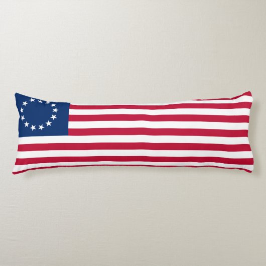 Coussins Longs Drapeau américain Betsy Ross (Devant)