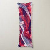 Coussins Longs Drapeau américain Body Pillow (Devant (Vertical))