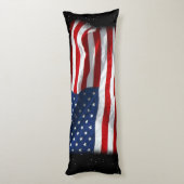 Coussins Longs Drapeau américain patriotique États-Unis (Dos (Vertical))
