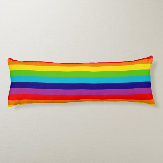 Coussins Longs Drapeau arc-en-ciel  (Dos)