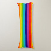 Coussins Longs Drapeau arc-en-ciel  (Devant (Vertical))