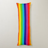 Coussins Longs Drapeau arc-en-ciel  (Dos (Vertical))