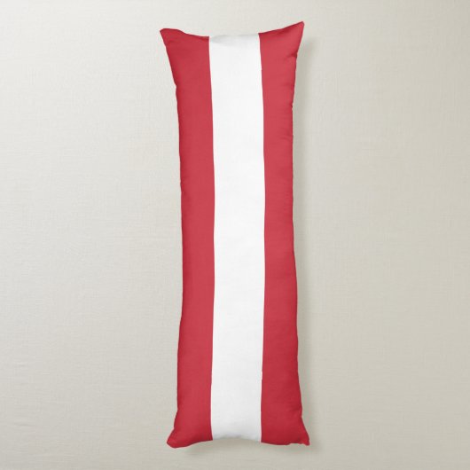 Coussins Longs Drapeau autrichien (Dos (Vertical))