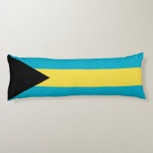 Coussins Longs Drapeau bahaméen (Dos)