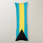 Coussins Longs Drapeau bahamien (Dos (Vertical))