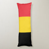 Coussins Longs Drapeau belge patriotique (Dos (Vertical))