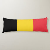 Coussins Longs Drapeau belge patriotique (Devant)