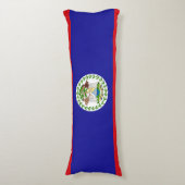 Coussins Longs Drapeau bélizien (Devant (Vertical))