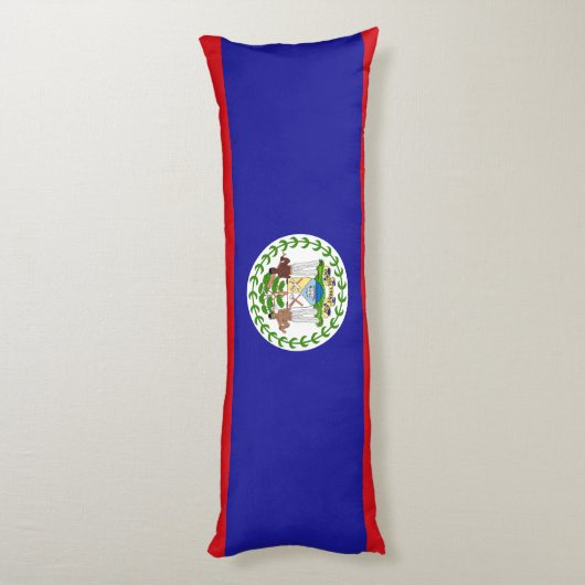 Coussins Longs Drapeau bélizien (Dos (Vertical))