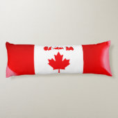 Coussins Longs Drapeau canadien (Dos)