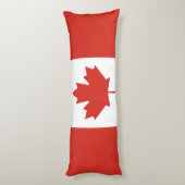 Coussins Longs Drapeau canadien patriotique (Dos (Vertical))