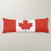 Coussins Longs Drapeau canadien patriotique (Devant)