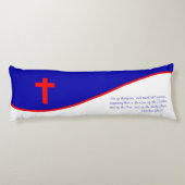 Coussins Longs Drapeau Chrisitan inspiré (Dos)