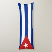 Coussins Longs Drapeau Cuba (Dos (Vertical))