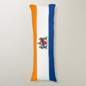 Coussins Longs Drapeau d'Albany, New York (Devant (Vertical))