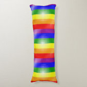 Coussins Longs Drapeau d'arc-en-ciel (Devant (Vertical))