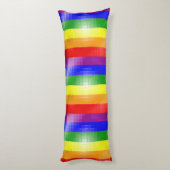 Coussins Longs Drapeau d'arc-en-ciel (Dos (Vertical))
